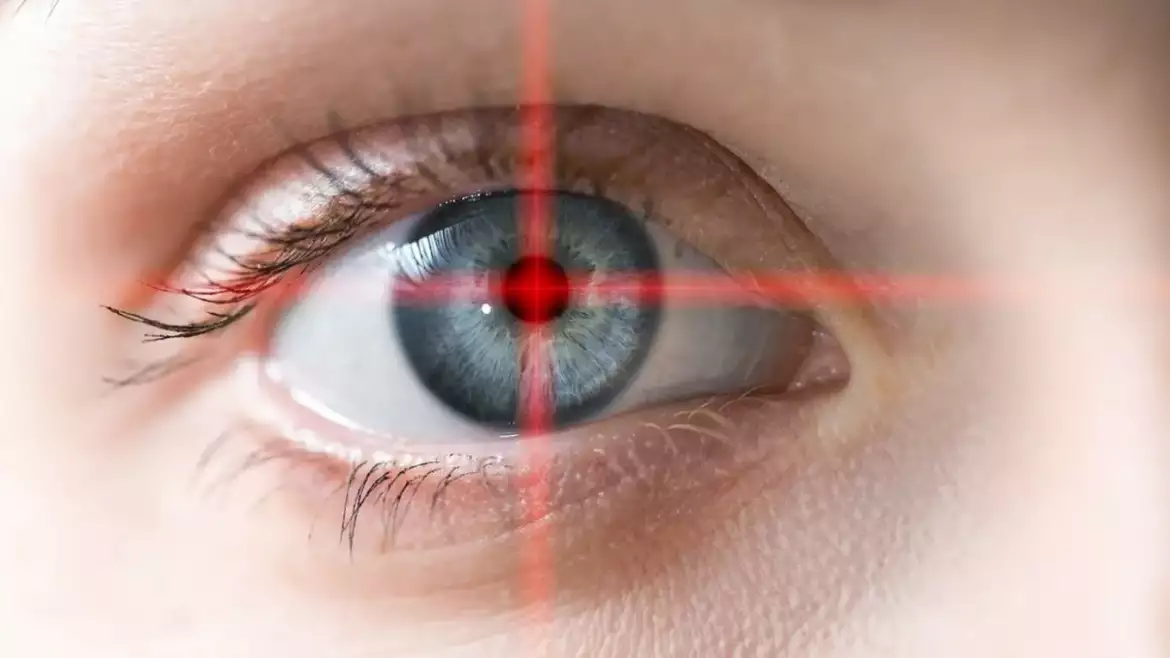 laser na ludzkim oku